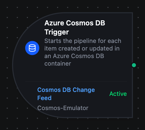 Azure Cosmos DB Trigger Node interface
