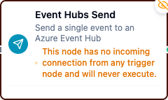 Azure Event Hubs Send node