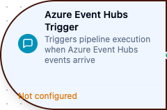 Azure Event Hubs Trigger Node interface