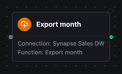 Azure Synapse Export To Storage node