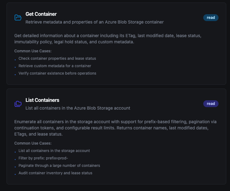 Azure Blob Storage Function Type Selection