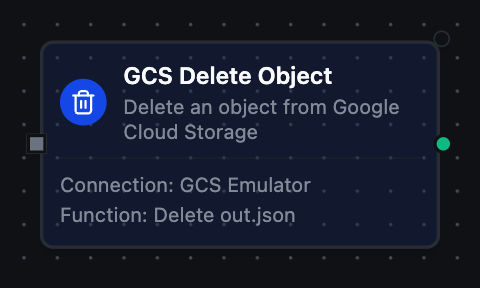 GCS Delete node configuration