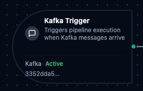Kafka Trigger Node interface