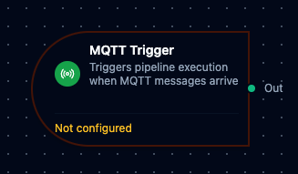 MQTT Trigger Node interface