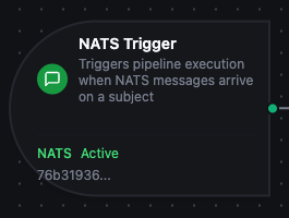 NATS Trigger Node interface