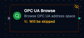 OPC UA Browse node configuration